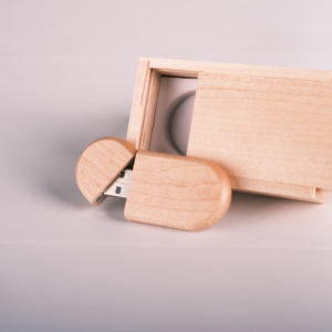 Wooden Flashdisk Oval